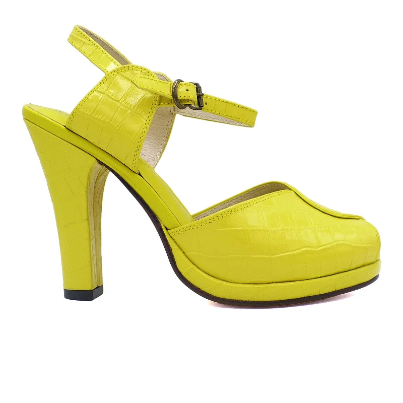 Yellow Faux Croc (limited edition)