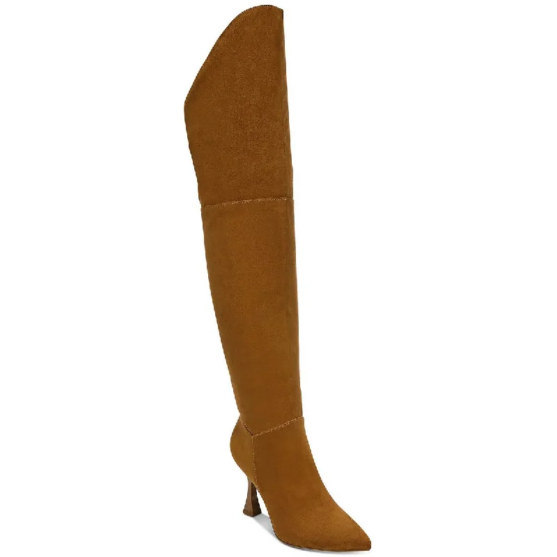 slip-on boots for men-Bar III Womens COGNAC MC T  Knee-High Boots