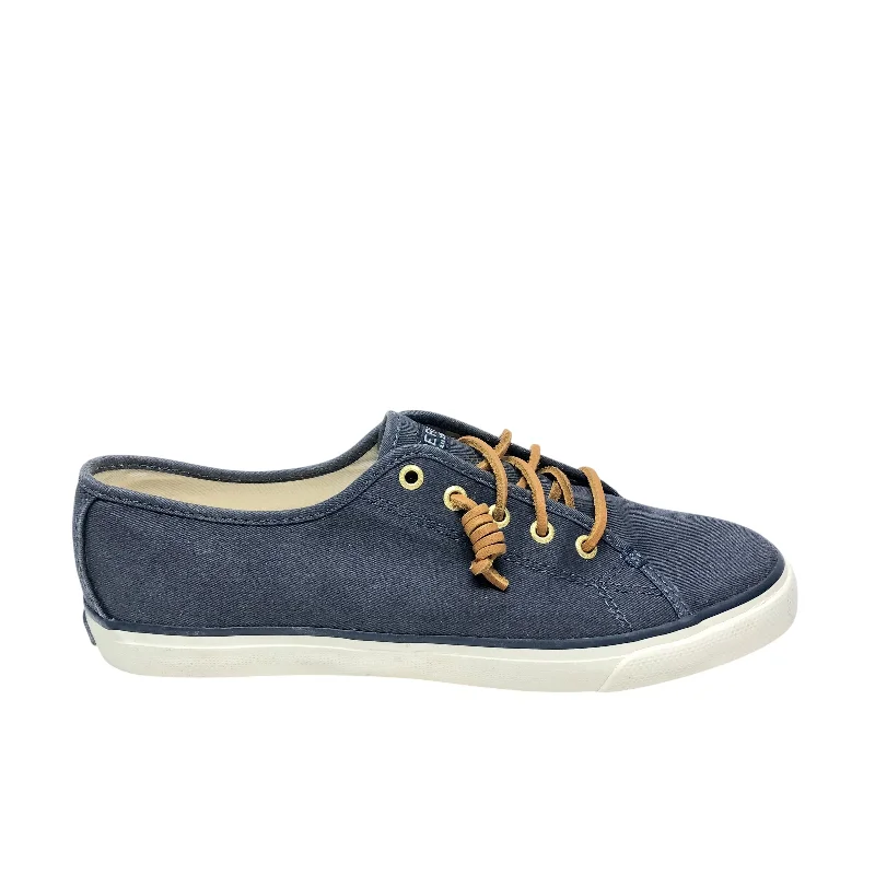 athletic shoes for endurance-Shoes Sneakers By Sperry In Navy, Size: 9