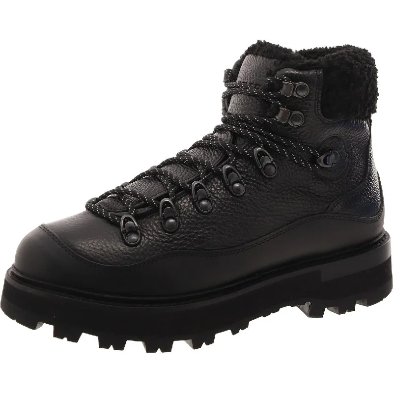 cowboy boots for men-Moncler Womens Peka Trek Leather Outdoor Hiking Boots