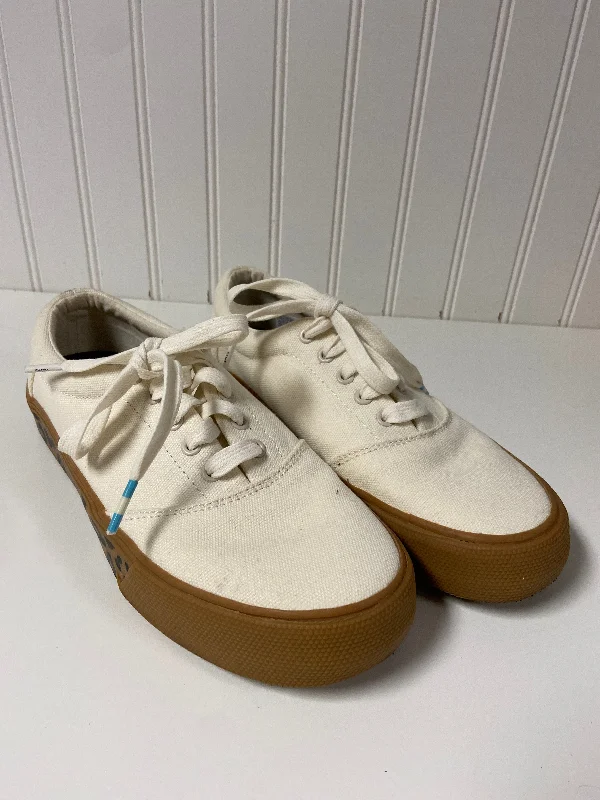 eco athletic shoes glow-Shoes Sneakers By Toms In Cream, Size: 7.5