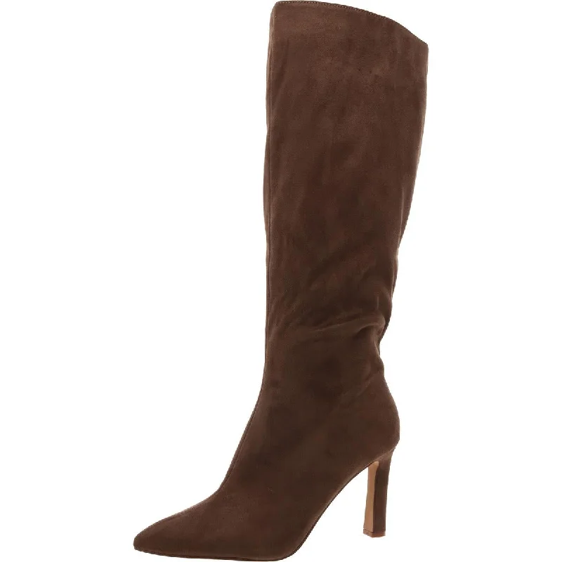 fashionable boots with comfortable fit-Jessica Simpson Womens Noyaa Slip On Tall Knee-High Boots