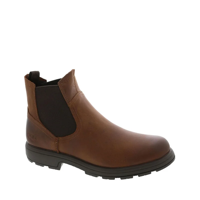 boots with thick soles for snow-UGG Men's Biltmore Chelsea Boot, Cognac