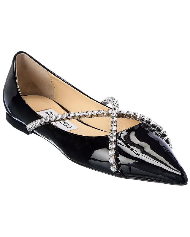 Jimmy Choo Genevi Patent Flat