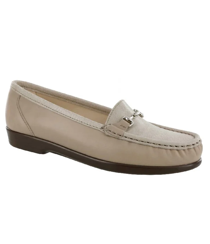 Women's Metro Shoes - Slim In Taupe/linen Web