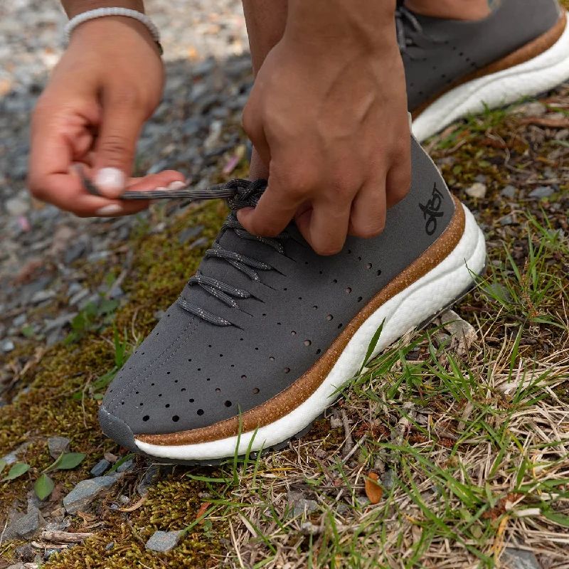 cushioned athletic shoes edge-ALSTEAD in GREY Sneakers