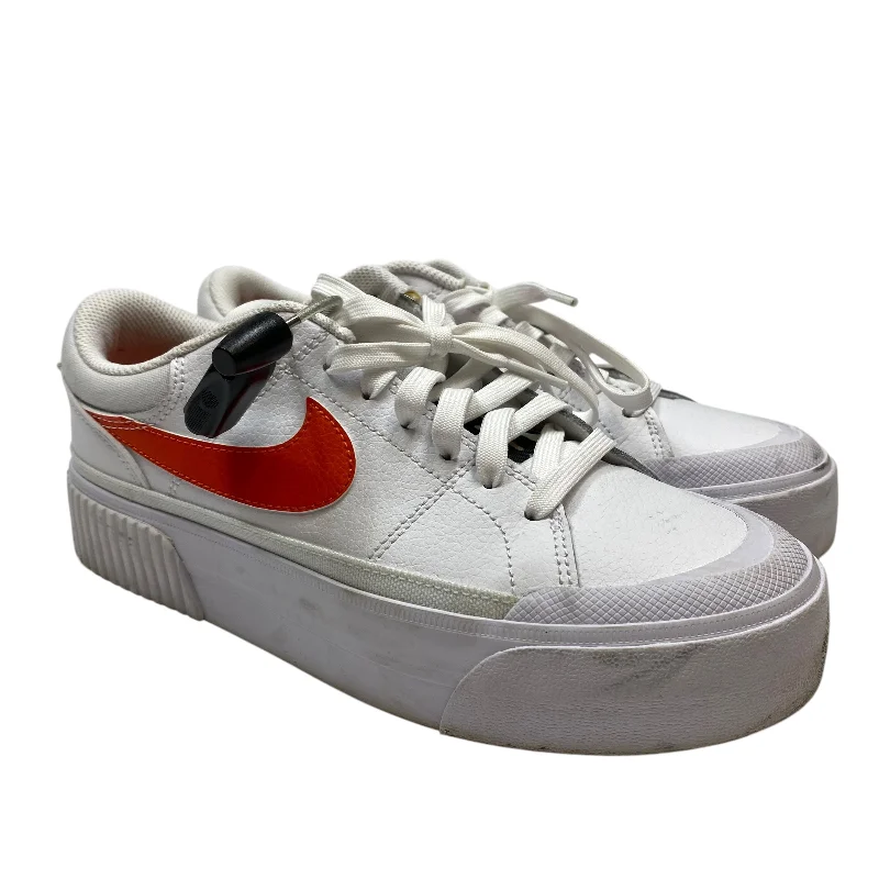 non-slip athletic shoes vibe-Shoes Sneakers Platform By Nike In White, Size: 7.5