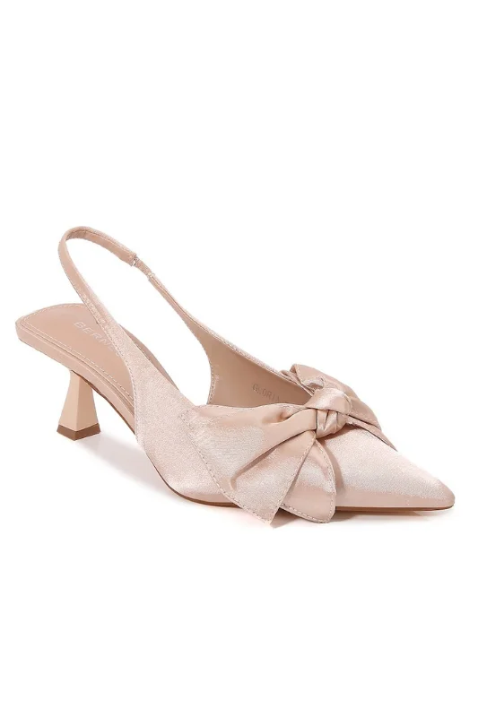 zest high heels trendy-Betty Bow Pumps