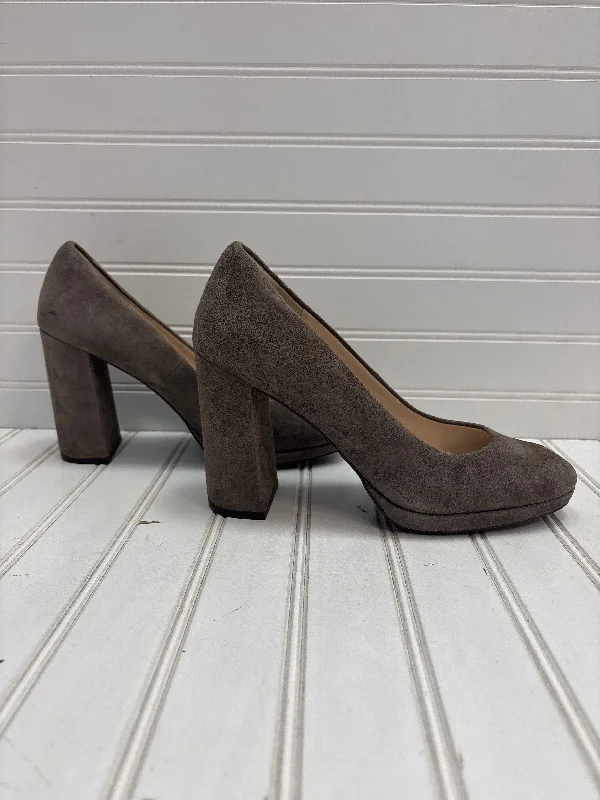 charm high heels breathable-Shoes Heels Platform By Cole-haan In Taupe, Size: 8.5