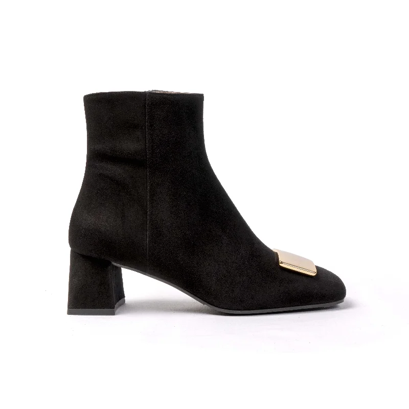 boots with faux shearling lining-MELANIA ANKLE BOOT