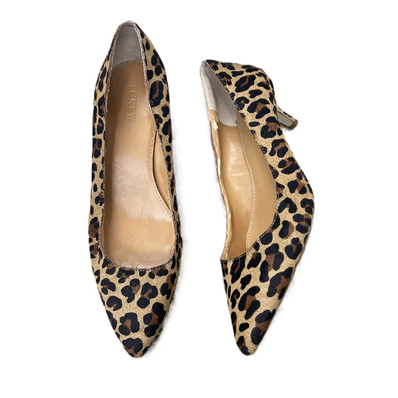 posture high heels support-Shoes Heels Kitten By J. Crew In Leopard Print, Size: 9.5