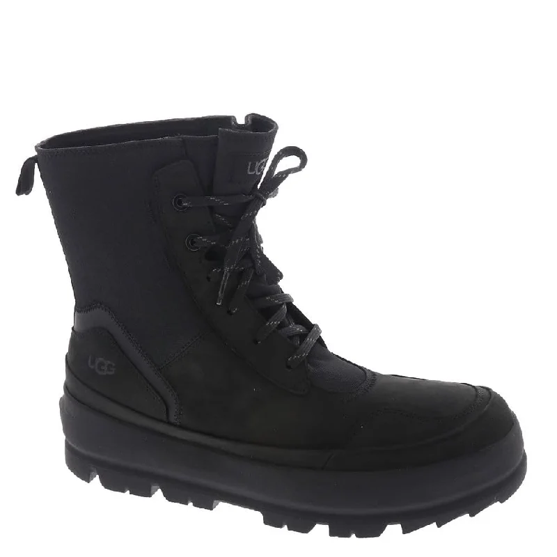 boots with shearling lining-Women's Shoes UGG THE UGG LUG Combat Boot Sneakers 1143833 BLACK