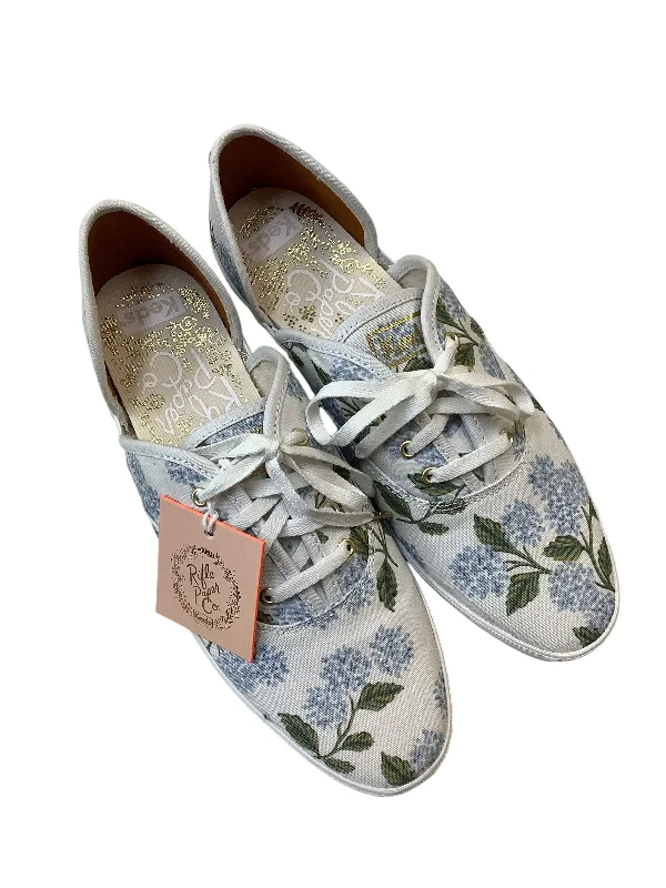 durable athletic shoes edge-Shoes Sneakers By Keds In Floral Print, Size: 9.5