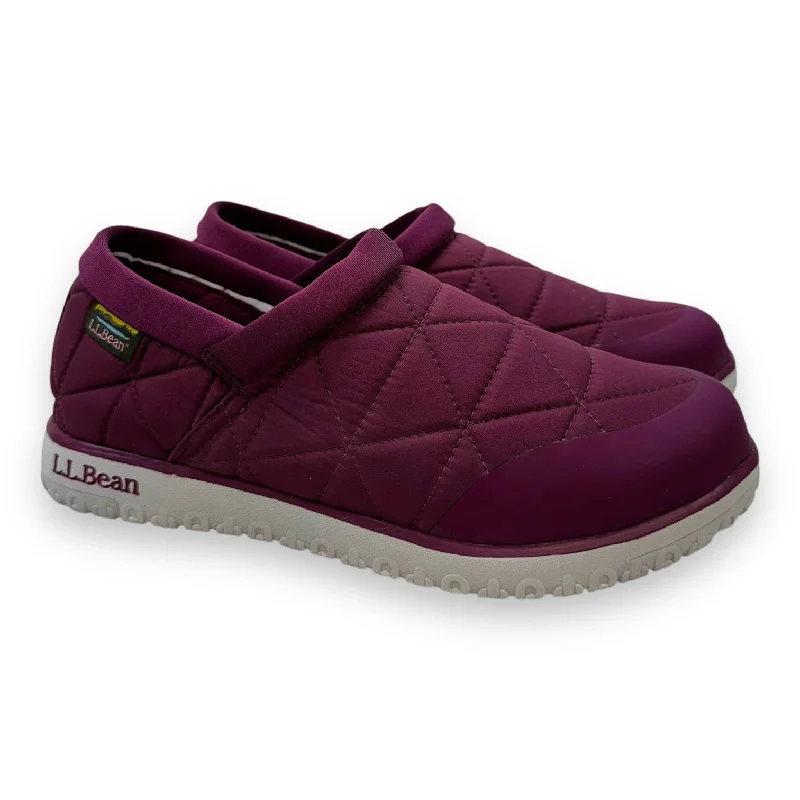 tweak flats adjustable-Vegan leather flatsShoes Flats By L.l. Bean In Maroon, Size: 10