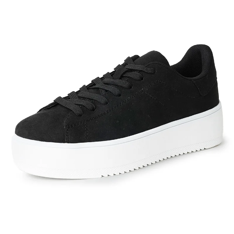 adjustable athletic shoes tweak-Hero | Black Suede