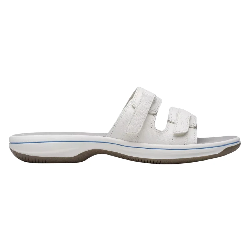 Clarks Breeze Piper White Sandal (Women's)