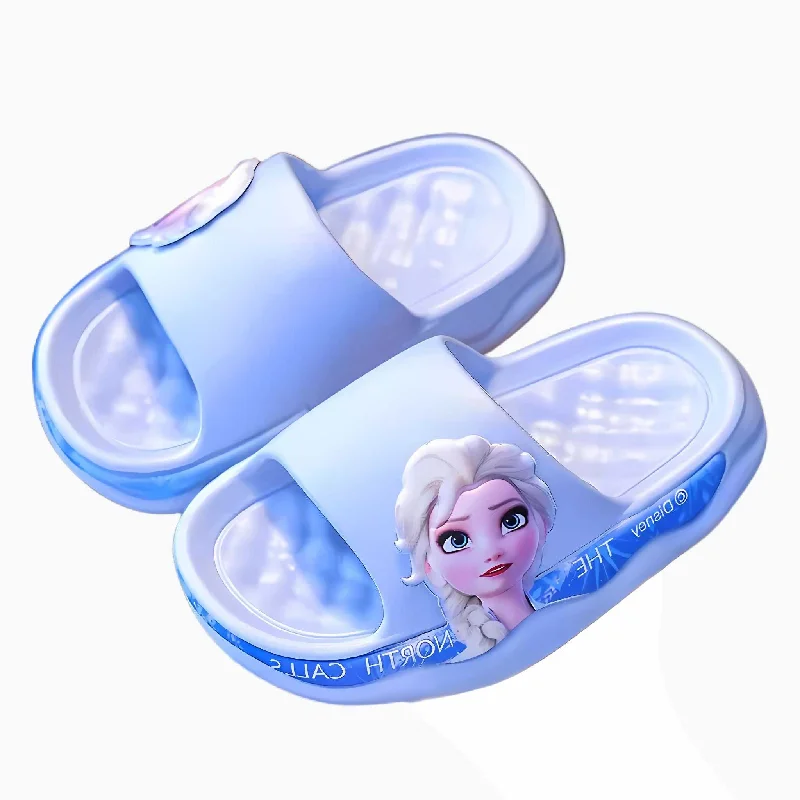 Slippers in soft gray-Frozen Princess Elsa Slippers