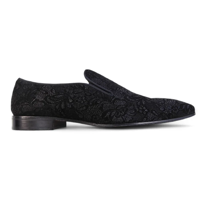 slip-on shoes for everyday wear-Ambrogio by Mezlan Men's Shoes Glass Suede Leather Slip-On Formal Dress Loafers (AMZ1021)