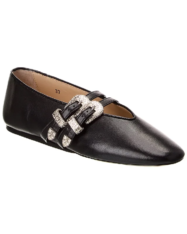 Le Monde Beryl Leather Flat