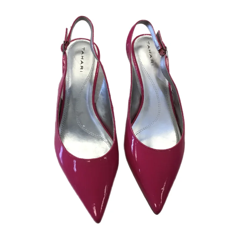 tailored high heels custom-Shoes Heels Stiletto By Tahari By Arthur Levine In Pink, Size: 9