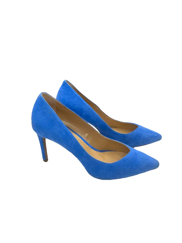 splash high heels coral-Shoes Heels Kitten By Banana Republic In Blue, Size: 6