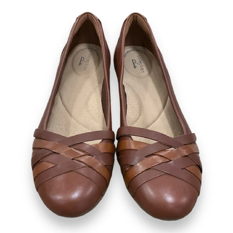 bubble flats pink-Sustainable eco-friendly flatsShoes Flats By Clarks In Brown, Size: 8.5