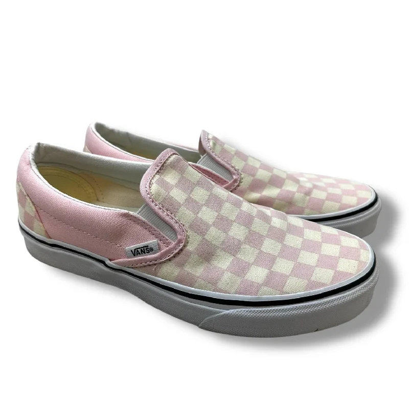 eco athletic shoes edge-Shoes Sneakers By Vans In Pink, Size: 8.5