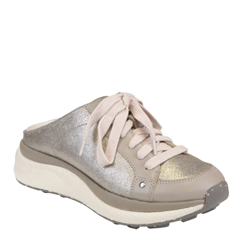 classic athletic shoes heritage-SWIFTSTEP in GREY SILVER Backless Sneakers