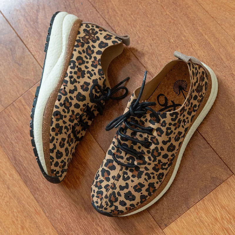 cushioned athletic shoes lift-ALSTEAD in BROWN CHEETAH Sneakers