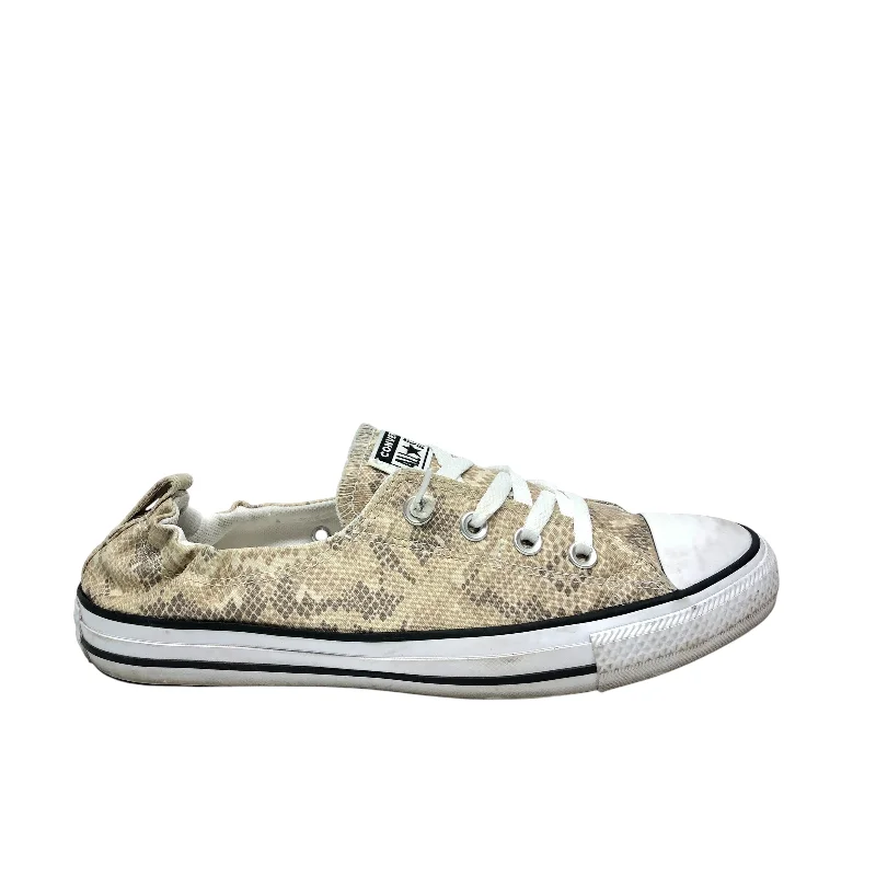 classic athletic shoes vibe-Shoes Sneakers By Converse In Beige, Size: 10