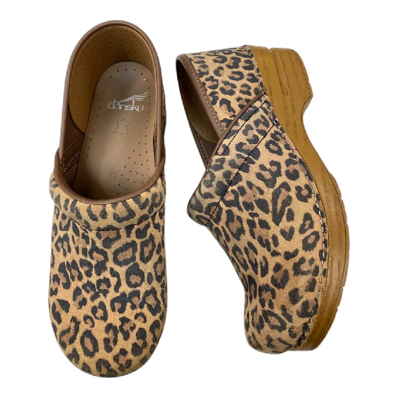 vibe high heels casual-Shoes Heels Block By Dansko In Animal Print, Size: 9.5