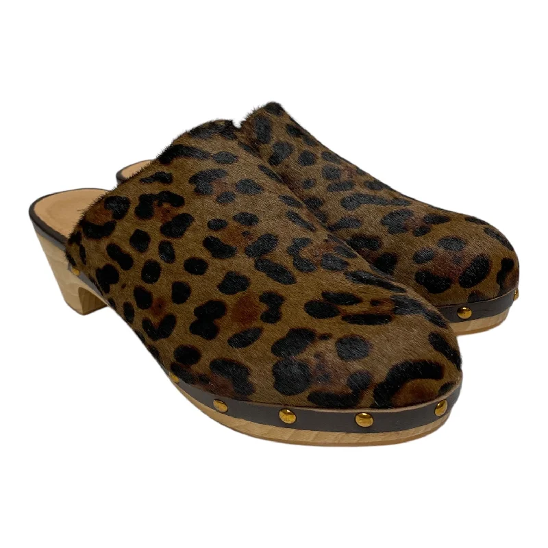 flair high heels trendy-Shoes Heels Block By J. Jill In Animal Print, Size:7.5