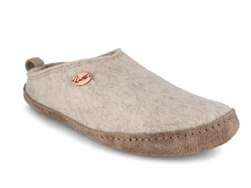 Slippers in soft red-WoolFit® All-Seasons Wool Slippers | Tundra, beige