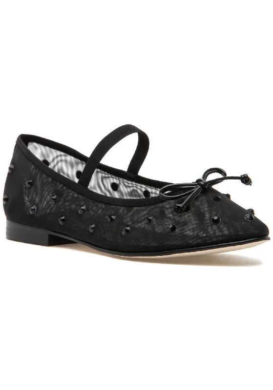 Releve Mary Jane Ballet Flat In Black