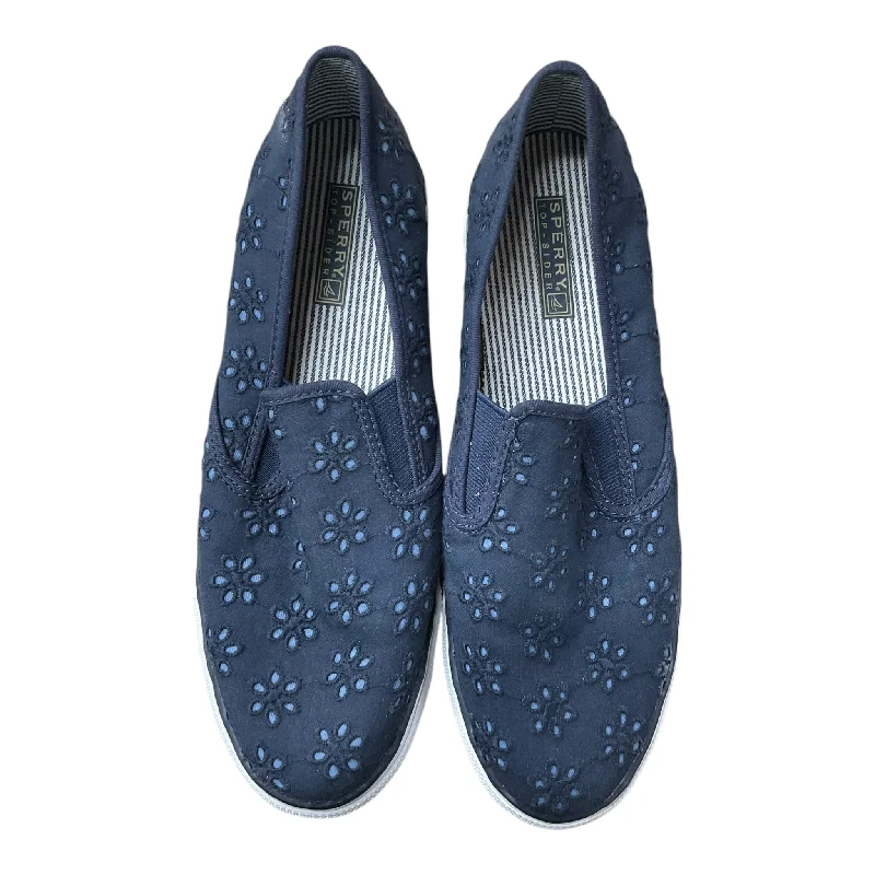 edge flats durable-Round toe flatsShoes Flats By Sperry In Blue, Size: 9.5