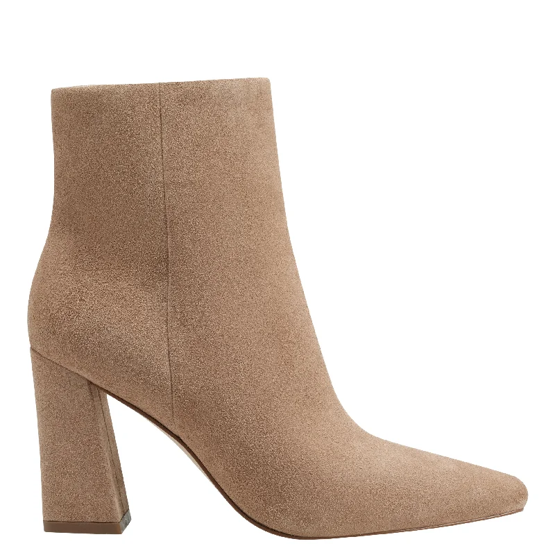 boots for work with slip resistance-Yanara Heeled Bootie