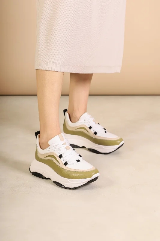 athletic shoes for tennis-July Khaki