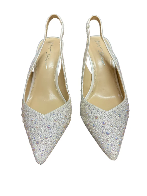 prime high heels for nights-Shoes Heels Kitten By Betsey Johnson In White, Size: 8