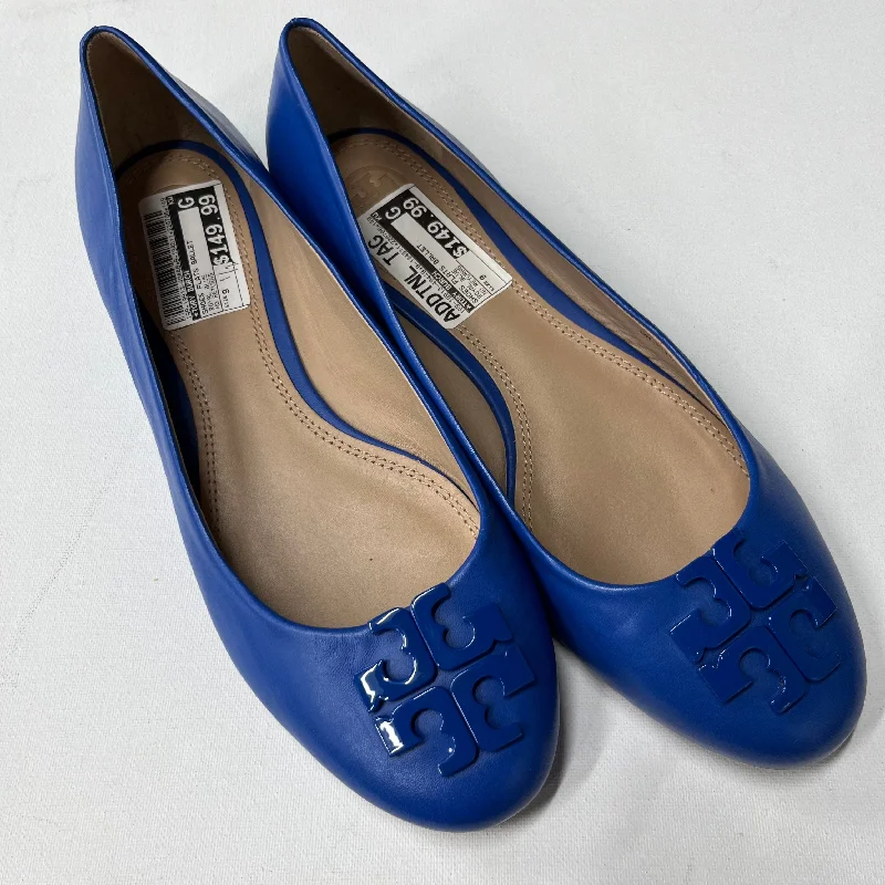 glow flats green-Flats for plus-size womenShoes Flats Ballet By Tory Burch  Size: 9.5