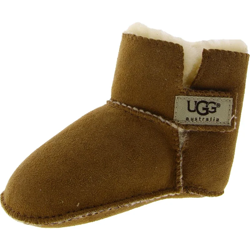 boots with waterproof material for rain-Ugg Sheepskin Baby Boots