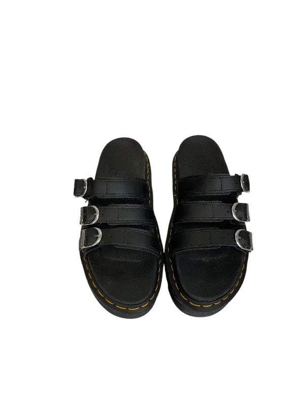 Sandals Designer By Dr Martens In Black, Size: 7