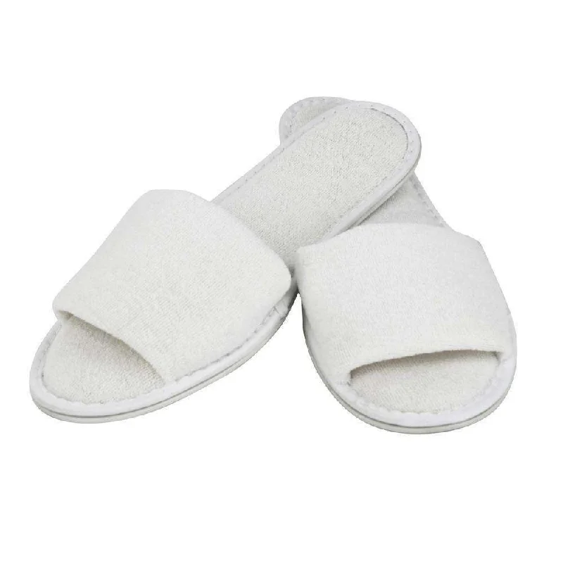 Slippers with soft soles-Catalina Terry Weave Spa Slippers