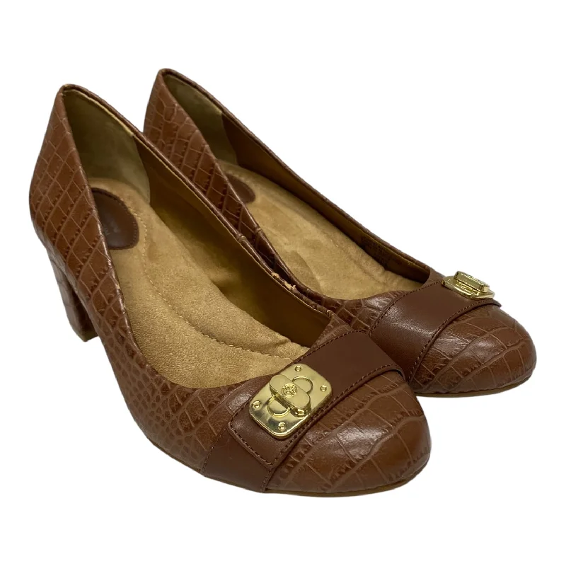 charm high heels breathable-SHOES HEELS BLOCK by GIANI BERNINI In BROWN, Size: 7.5