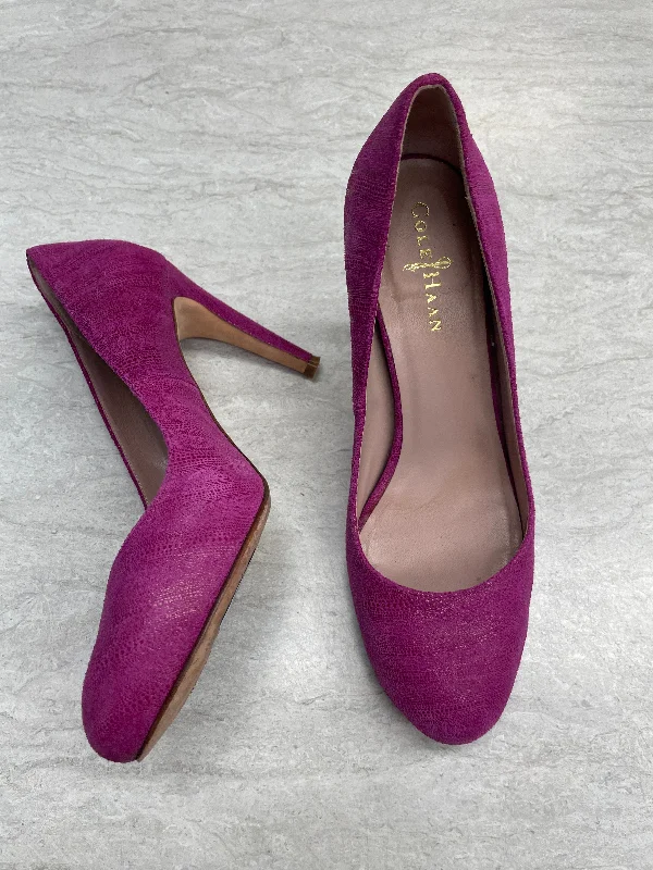 edge high heels premium-Shoes Heels Stiletto By Cole-haan In Purple, Size: 8.5