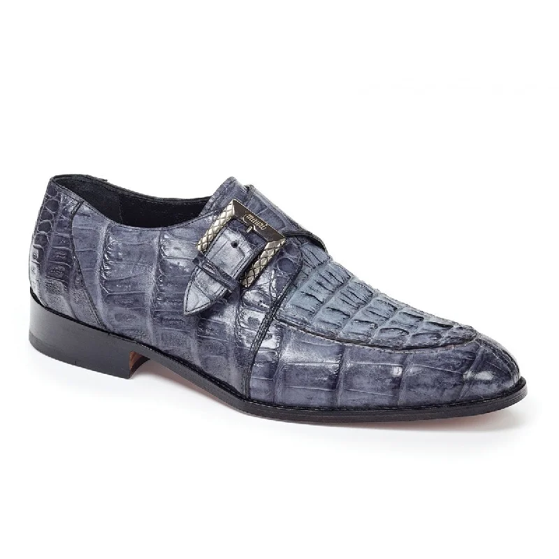 loafers with elegant design features-Mauri Men's Shoes Baby Croc Medium Grey Loafers Art 4834 (MA4649)