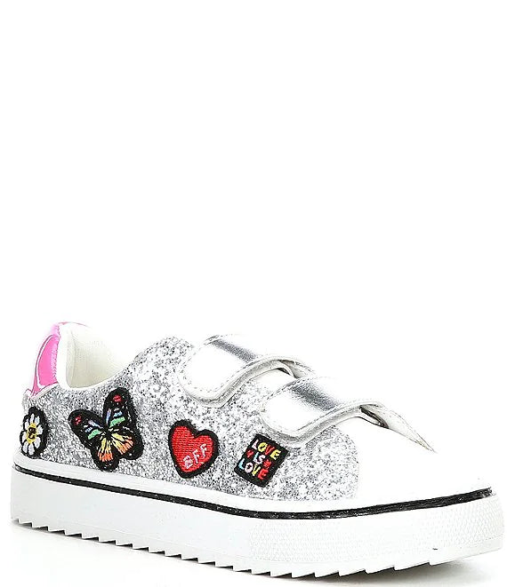 premium athletic shoes flair-Glitter Embellished Sneaker