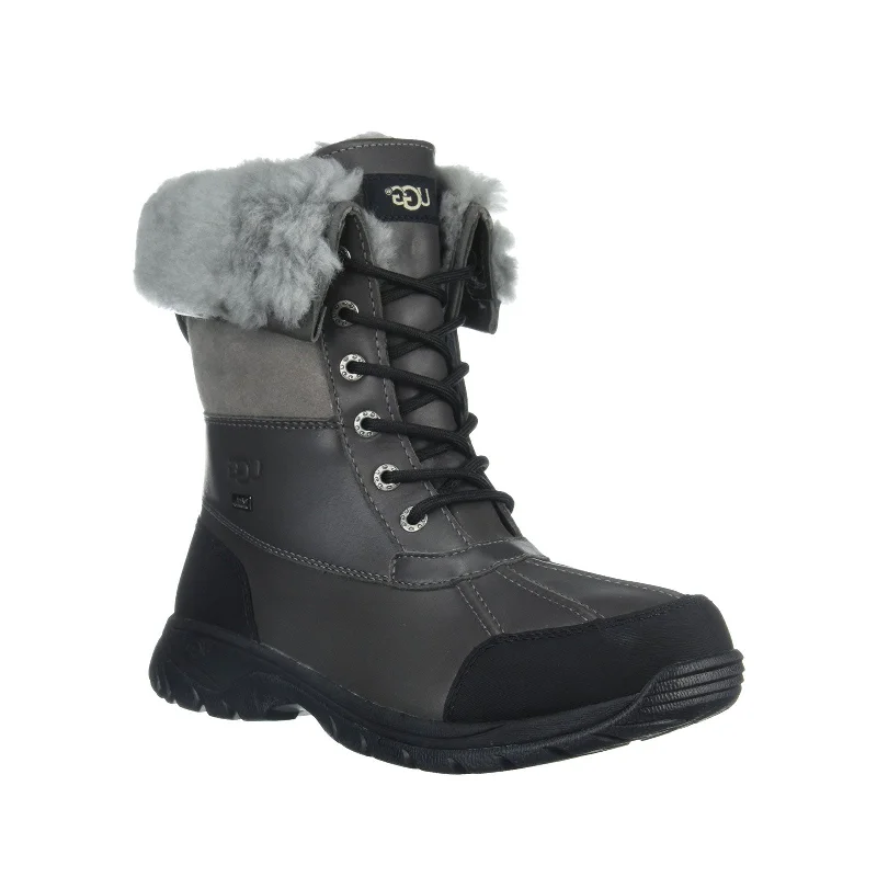 boots with excellent traction for winter-UGG Men's Butte Boot, Metal