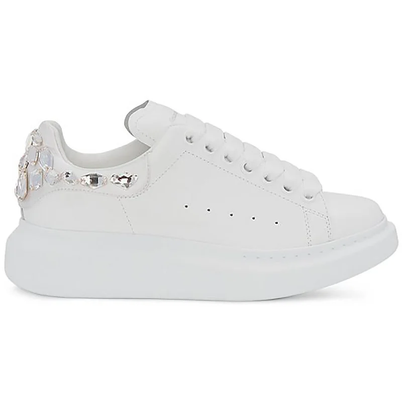 purple athletic shoes edge-Alexander McQueen Womens Leather Low Top Casual And Fashion Sneakers