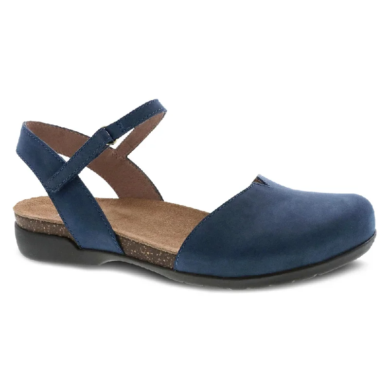 Dansko Rowan Navy Milled Nubuck Mary Jane (Women's)