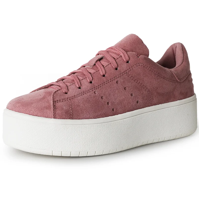 green athletic shoes glow-Hero | Dusty Pink Suede